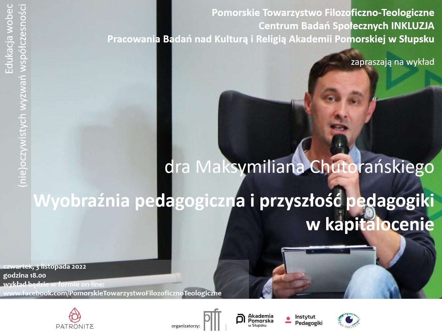 Wykład online dra Maksymiliana Chutorańskiego